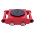 thumbnail image 1 of 6T Rotating Machinery Mover Heavy Machine Dolly Equipment Roller Skates Red, 1 of 9