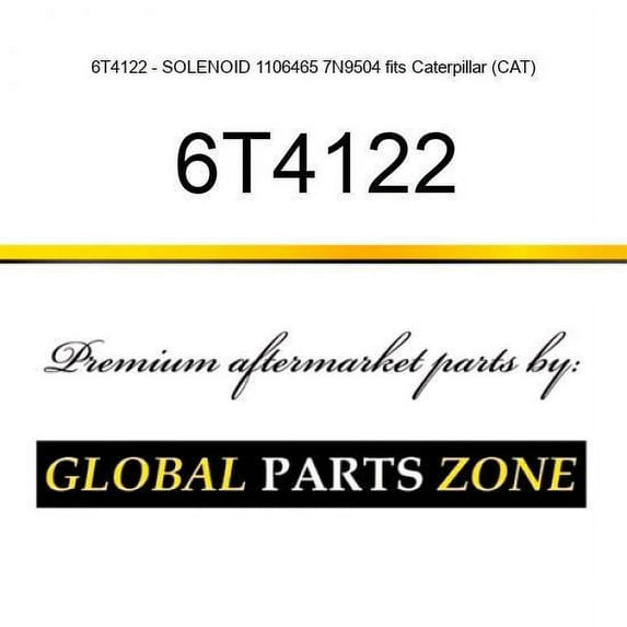 6T4122 - SOLENOID 1106465 7N9504 fits Caterpillar (CAT)