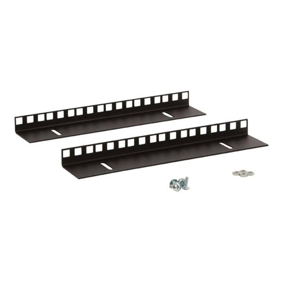 6U LINIER Wall Mount Vertical Rail Kit - Cage Nut