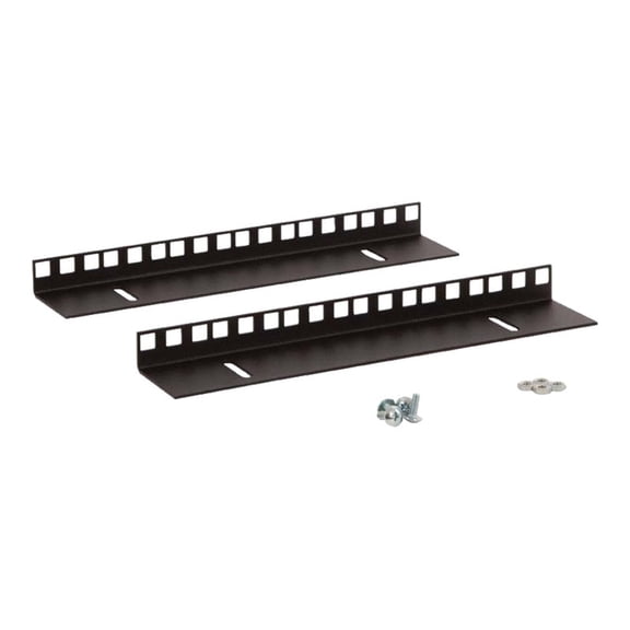 6U LINIER Wall Mount Vertical Rail Kit - Cage Nut