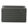 thumbnail image 1 of SKB 6U Shallow Roto Rack Case Polypropylene Gear Protector, Stackable, Waterproof, Black, 1 of 12