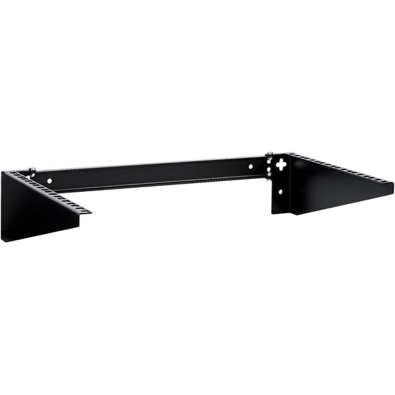 6U Vertical Wall Mount Rack - Heavy Duty 125lbs Capacity Vertical Mounting Bracket (6U)