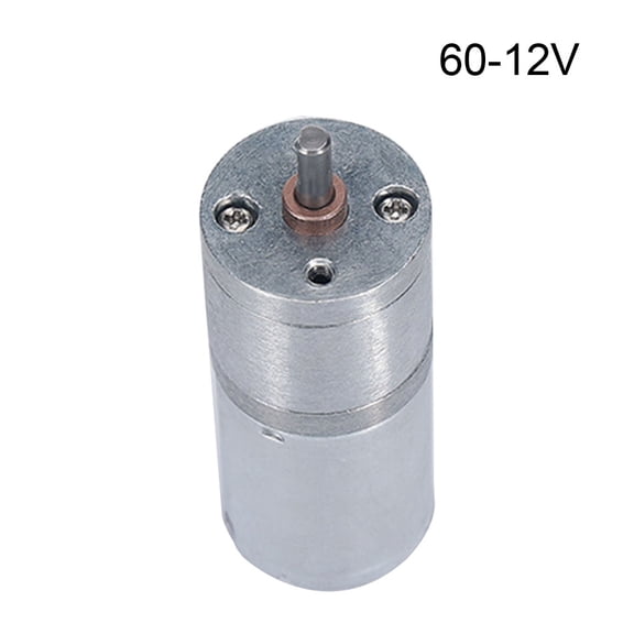 6V/12V/24V 12~1360RPM 25GA370 High Torque Reduction Electric Motor Eccentric Output Shaft Reduction Geared Motor
