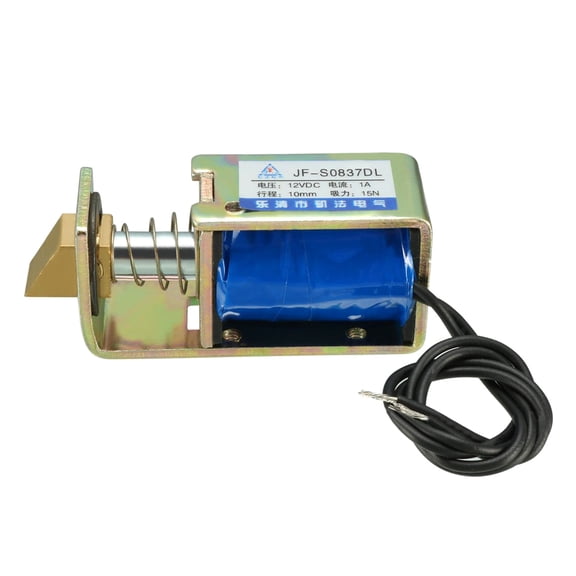 6V 12V 24V 1A 1Kg Push Pull Type Solenoid Electromagnet, Frame Type Linear Motion Solenoid Electromagnet