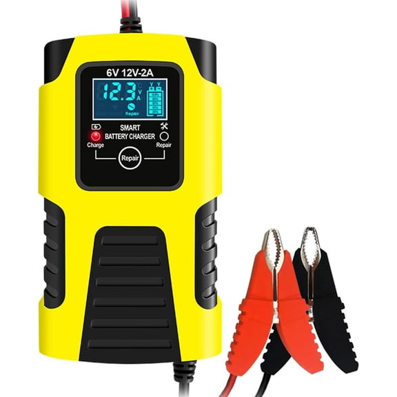 6V 12V   Maintainer, 2-Amp Fully Automatic  , Portable Trickle ,  Repair and Desulfator for Automotive,Boat,,,RV,ATV,