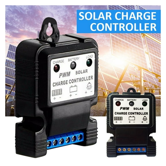 6V/12V PWM Solar Charge Controller With LCD Display 3A/5A/10A Battery Charger Intelligent Regulator For Home Improvement ,Multiple Protection Functions