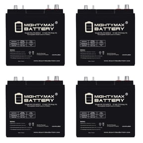 6V 210AH Dual Terminal SLA Replacement Battery Compatible with Golf Cart RV Recreational Vehicle - 4 Pack