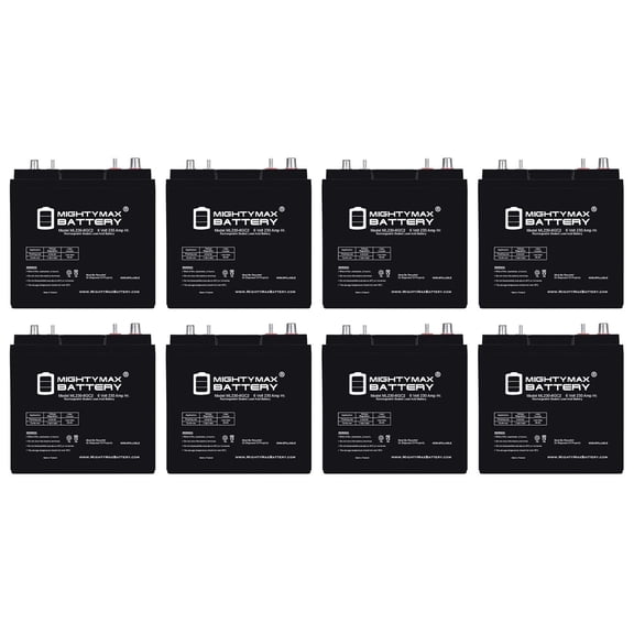 6V 230AH Dual Terminal SLA Replacement Battery Compatible with Columbia Par Car Chariot CR-10 Personal Transport - 8 Pack