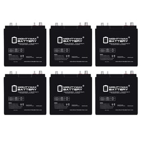 6V 230AH Dual Terminal SLA Replacement Battery Compatible with EZGO TXT Golf Cart - 6 Pack