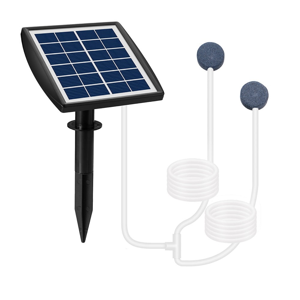 6V 2W Solar Aerator Oxygen Pump Solar Powered Oxygenator Pond Water Oxygen Pump