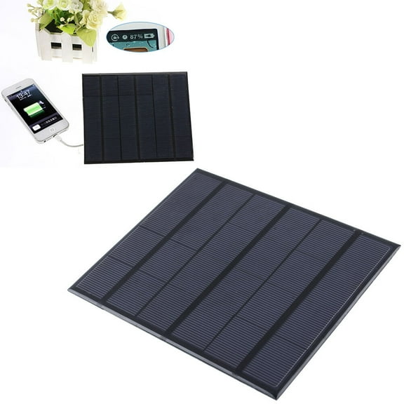Greenadscape Solar Panel Black Epoxy Resin 1Pcs 6.5*5.3*0.8In
