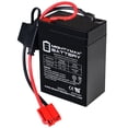 thumbnail image 1 of 6V 4.5AH F1 SLA Replacement Battery Compatible With Kid Trax Luxury Maserati Convertible 6V Ride-On, 1 of 7