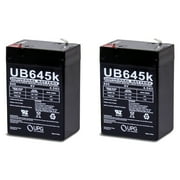 6V 4.5AH SLA Replacement Battery for Chloride 100-001-131, CML75L2 - 2 Pack