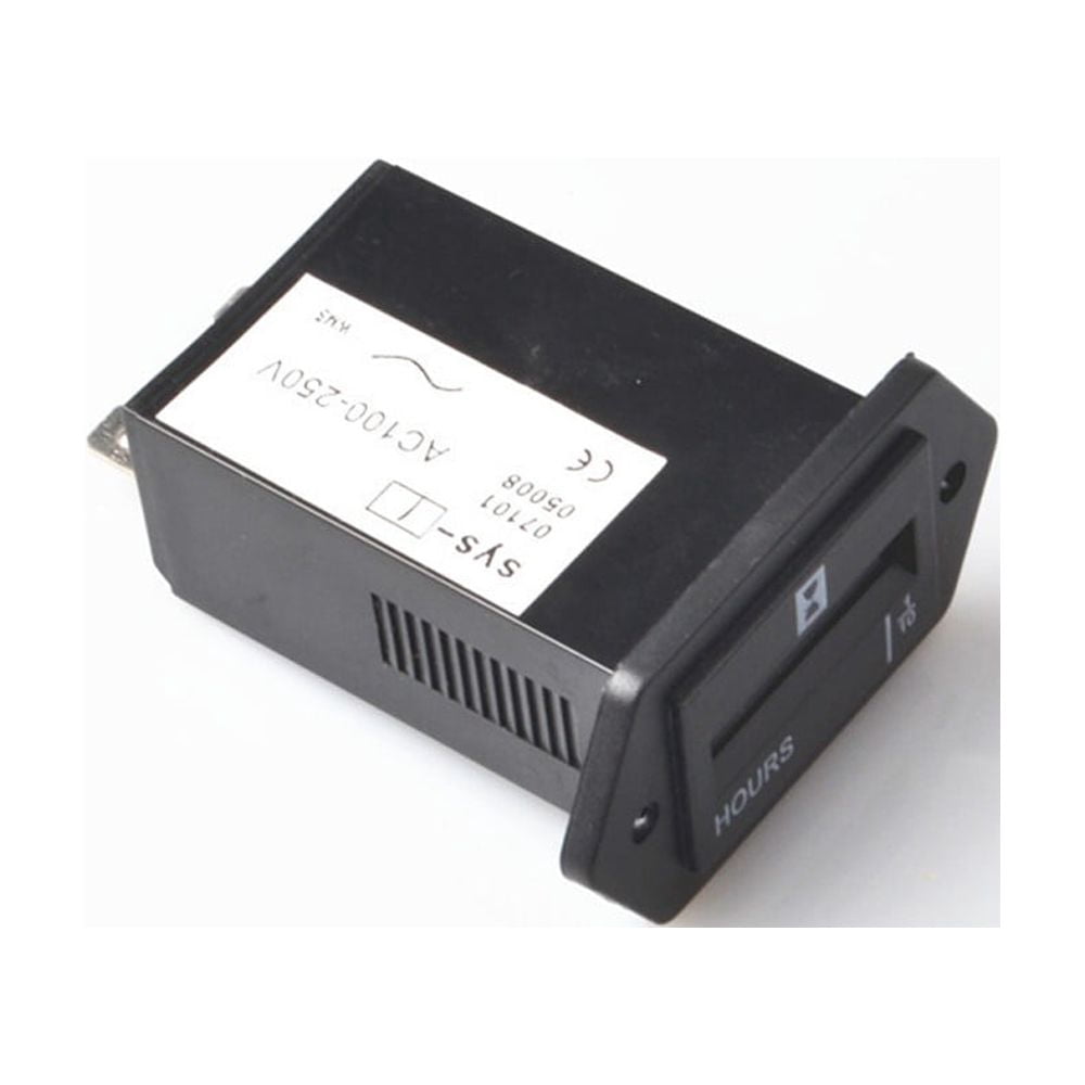6V-80V Engine Motor Mechanical Hour Meter Timer Gauge Generator Seal ...