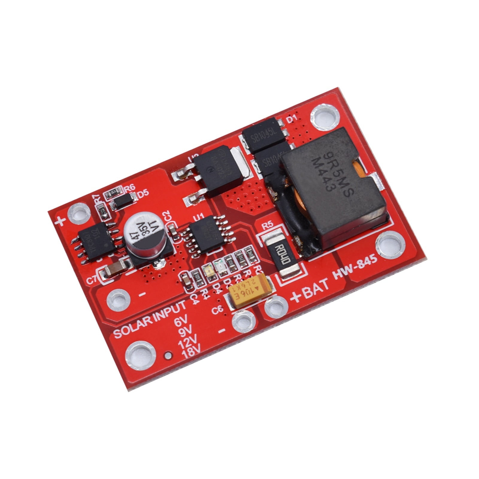 6V / 9V / 12V 3A Solar Power Manager Module 18650 Lithium Battery ...
