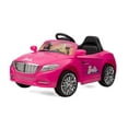 thumbnail interactive-video image 1 of 6V Barbie Convertible Ride on Car, Battery Powered Toy, Kids Ages 3+, Remote Control, 1 of 10