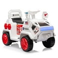 thumbnail image 1 of 6V Battery Powered Electric Quad,Kids Ride On ATV,Forward/Reverse Switch, Rear Wheeler Motorized Ride On Mini Vehicle Car for Toddlers Boys Girls,White, 1 of 7
