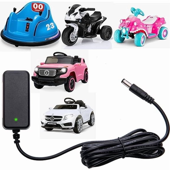 6V Bumper Car Charger for Ride On Car Toys 6 Volt