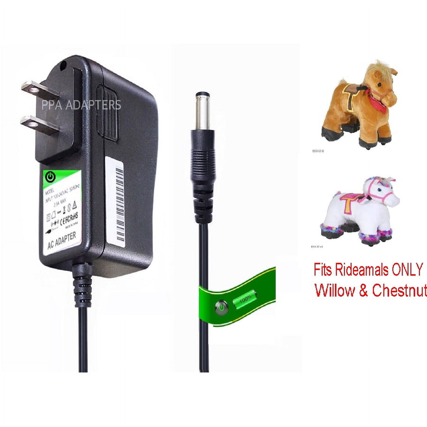 6V Circle Charger W Auto Shut off for Rideamals Willow Chestnut Rideanimal Horse Unicorn