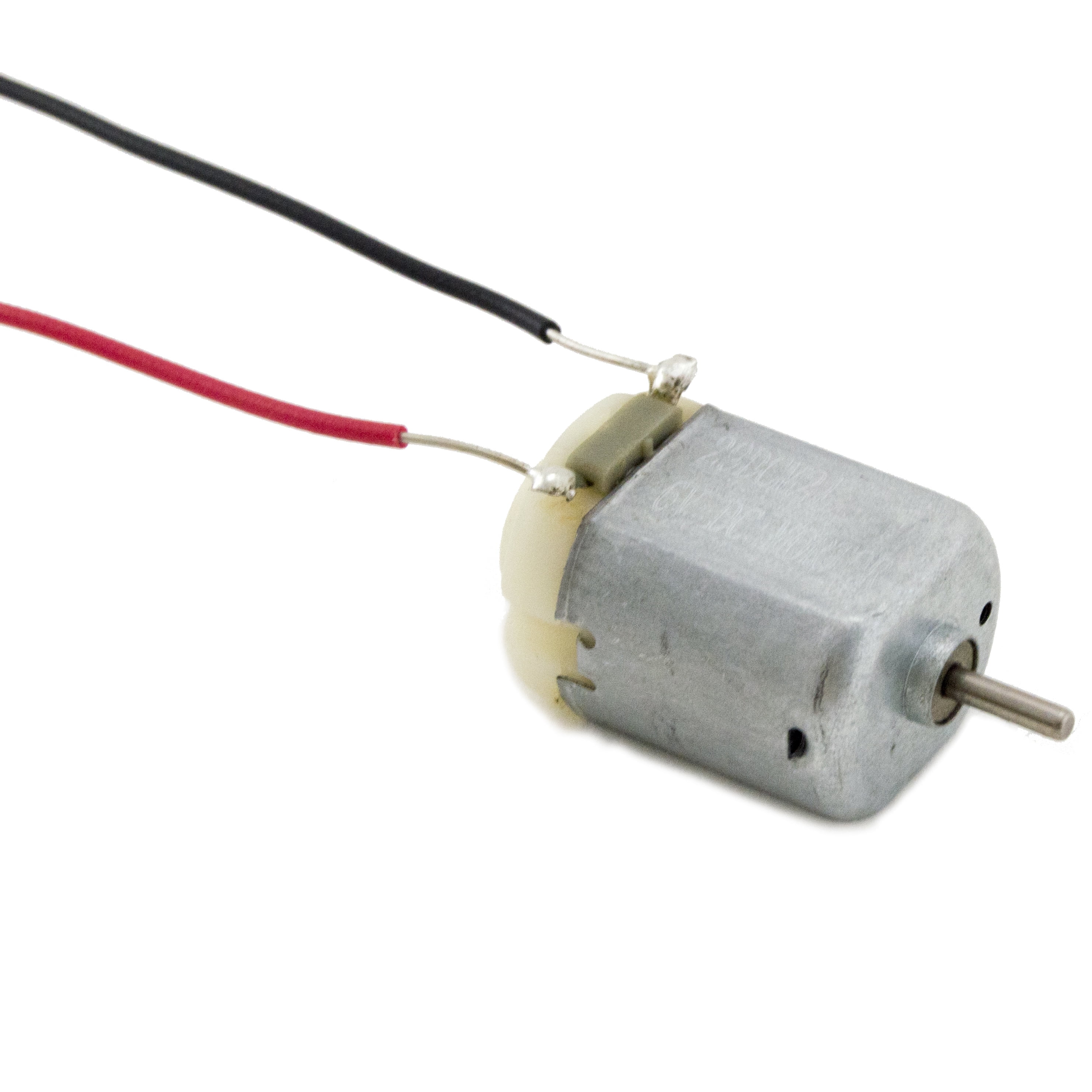2 Pack 6V DC Motor with Wire Leads, 9000 RPM, (1