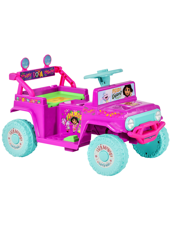 Dynacraft Dora the Explorer 6V Battery-Powered Ride-On for Ages 18 Months-3 Years, 1 Count
