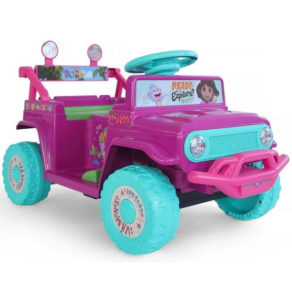 Dora the Explorer 6V Battery-Powered Ride-On by Dynacraft for Toddlers Ages 18 Months to 3 Years