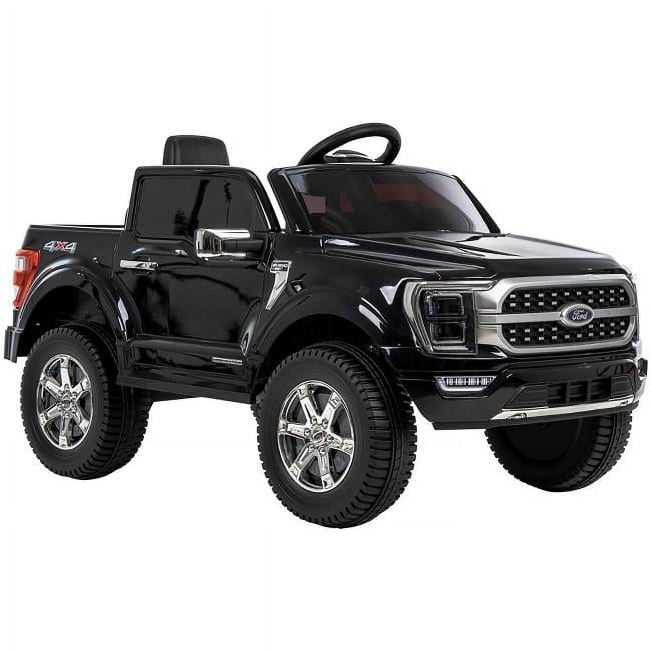Black 6-Volt Battery-Powered Kids Ride-On Truck