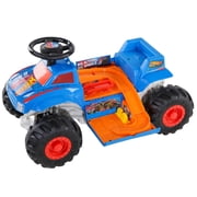 Dynacraft Hot Wheels Monster Truck 6V Ride-On, Blue/Red, Ages 1.5-3 Years, 1 Count