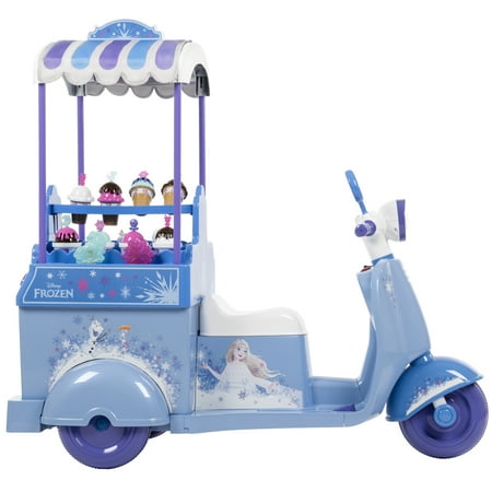 Huffy 6V Disney Frozen Ice Cream Kart Ride-On, Ages 3-7, Kids, Purple