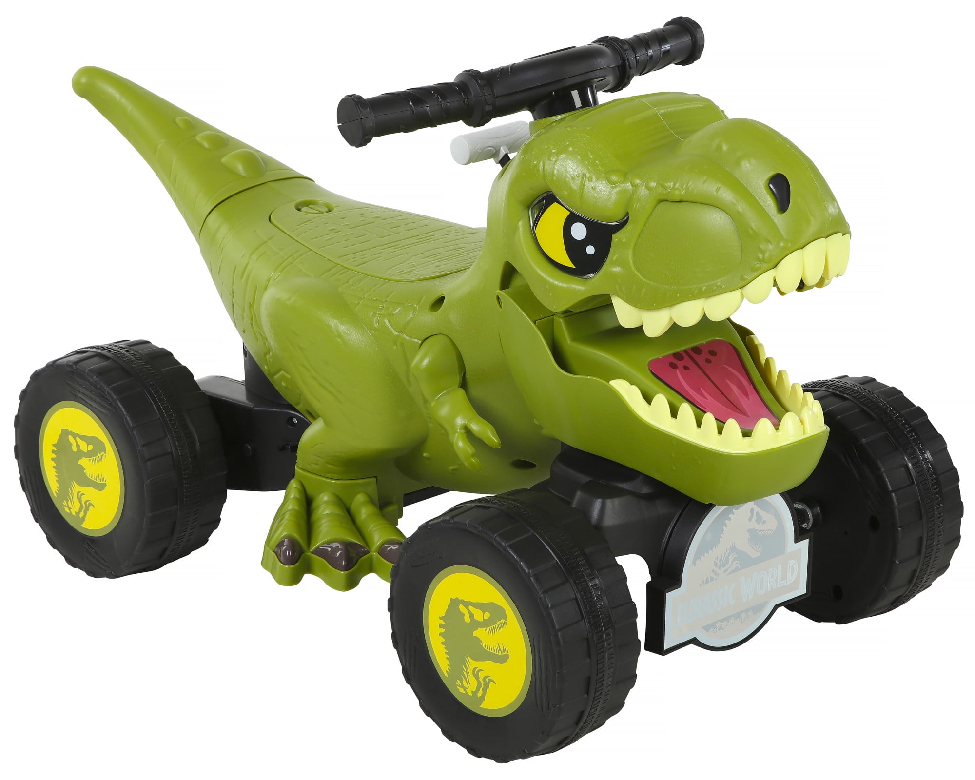 Walmart Black Friday Deals 2025 - Jurassic World Kids Rideable T-Rex Dinosaur Toy with Interactive Play Features, 6V Motorized Quad
