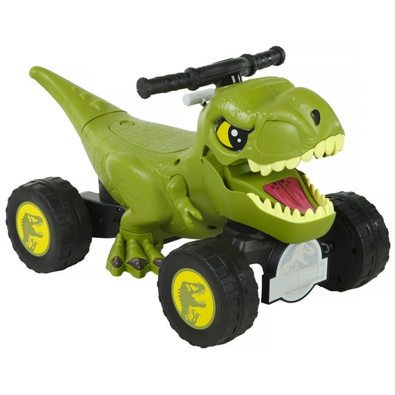 6V Jurassic World T-Rex Quad with Interactive Play Features