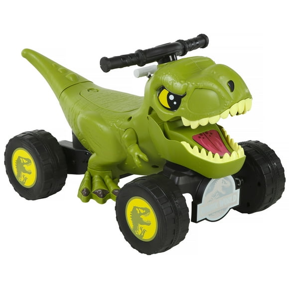6V Jurassic World T-Rex Quad with Interactive Play Features