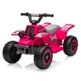 thumbnail image 1 of 6V Kids ATV 4 Wheeler,Electric Ride On Toy Car With LED Light,MP3, Forward & Reverse,Ride-On Toy For Toddlers 1-3 Boys & Girls Black/Blue/Pink/Green/Yellow/Rose Red, 1 of 9