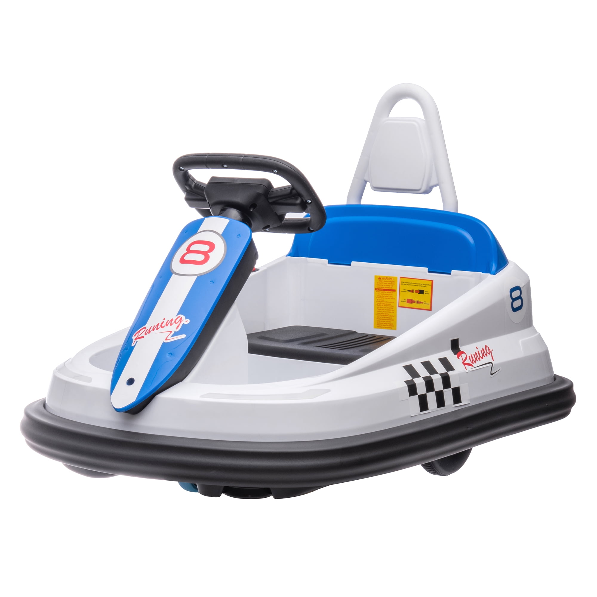 6V Kids Ride on Electric Go Kart Bumper Car W/Parents Remote Control