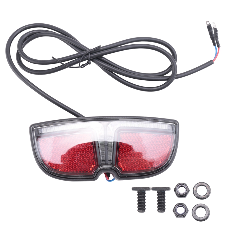 6V LED E-Bike Tail Light Electric Bike Rear Rack Brake Lamp for BBS01B ...