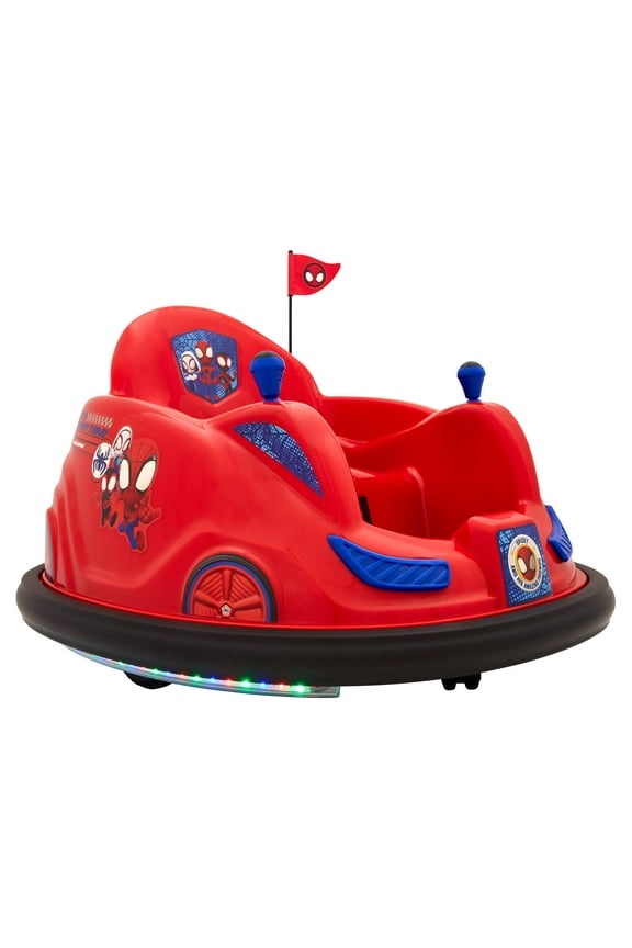 6V Marvel Spidey Bumper Car Ride on Toy, by Flybar
