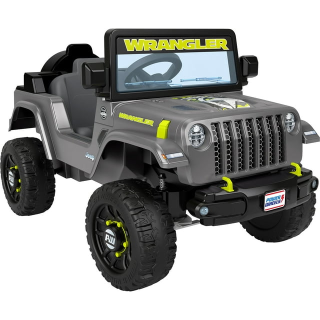 6V Power Wheels Jeep Wrangler Toddler Rideon Toy with Driving Sounds