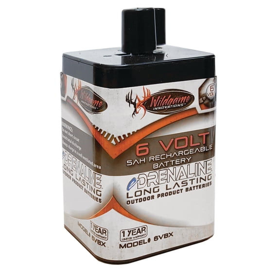 Wildgame Innovations 6V Spring Rechargeable Battery for Game Feeders and Trail Cameras