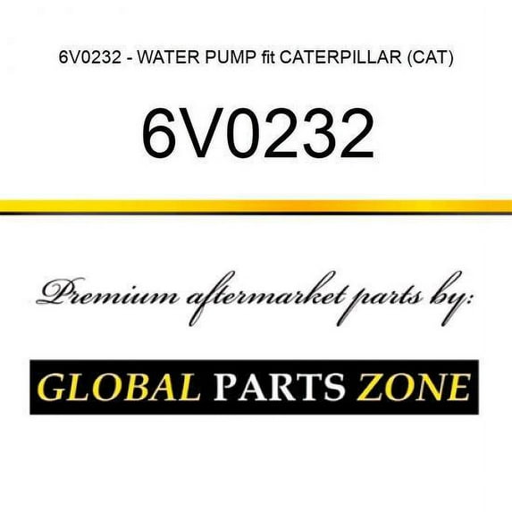 6V0232 - WATER PUMP fit CATERPILLAR (CAT)
