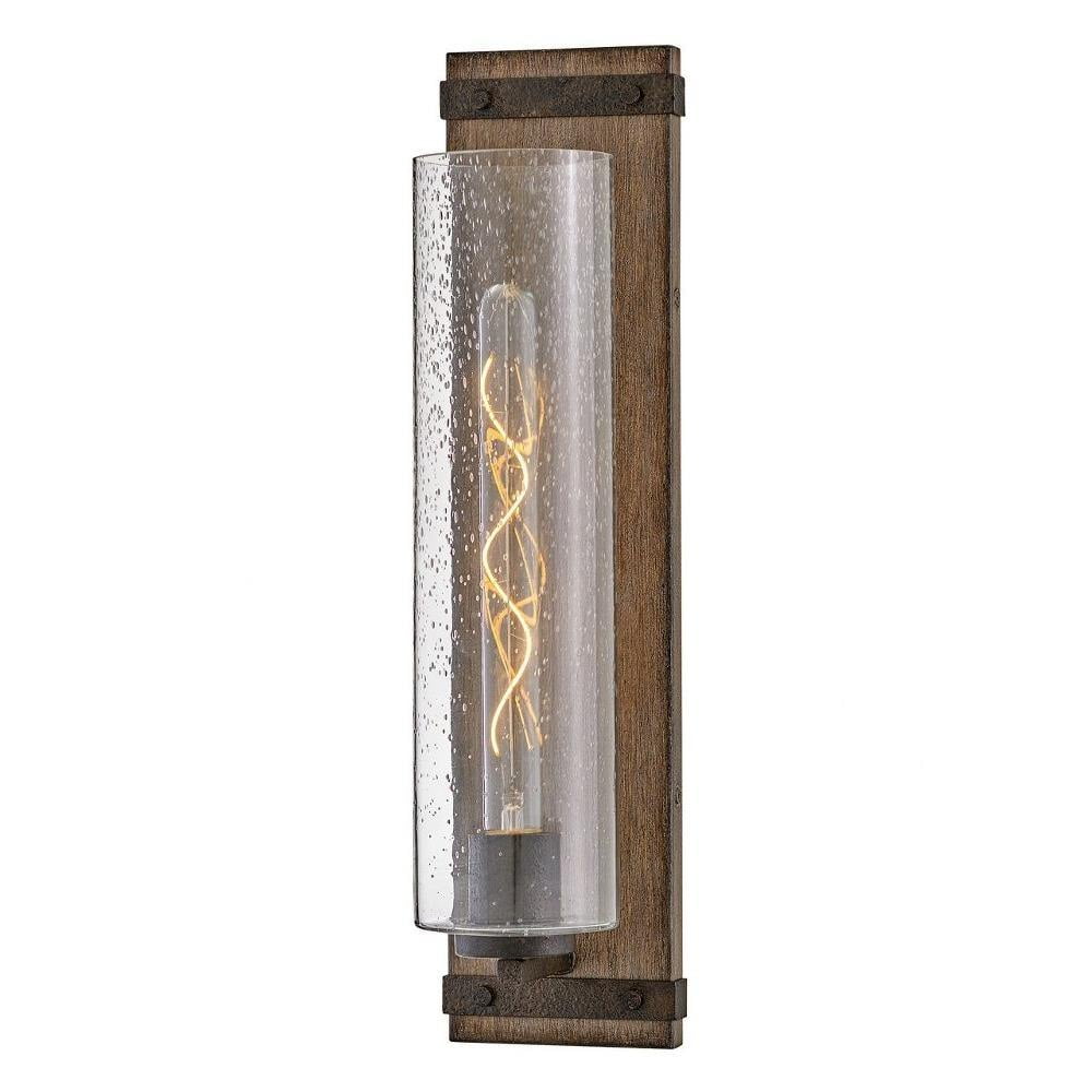6W 1 Led Bathroom Light Fixture in Rustic Style-20 inches Tall and 5 inches Wide-Sequoia Finish Bailey Street Home 81-Bel-4948053