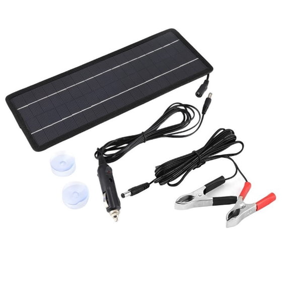 6W 12V Solar Panel Battery Charger For Car Van Caravan Boat High Conversion Rate