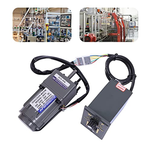 6W 20K Electric Motor 110v Variable Speed Motor 0-68 RPM Ac Fan Motor ...