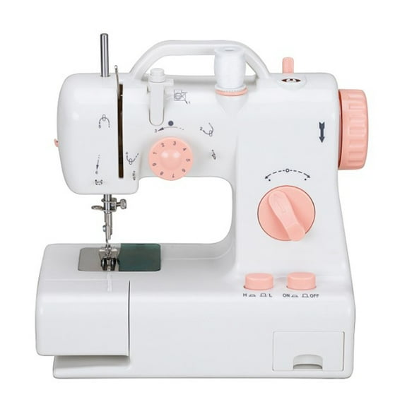 6W Dual-Switch Mini Sewing Machine with Skid-Resistant Base and 220V EU Plug for Home Use
