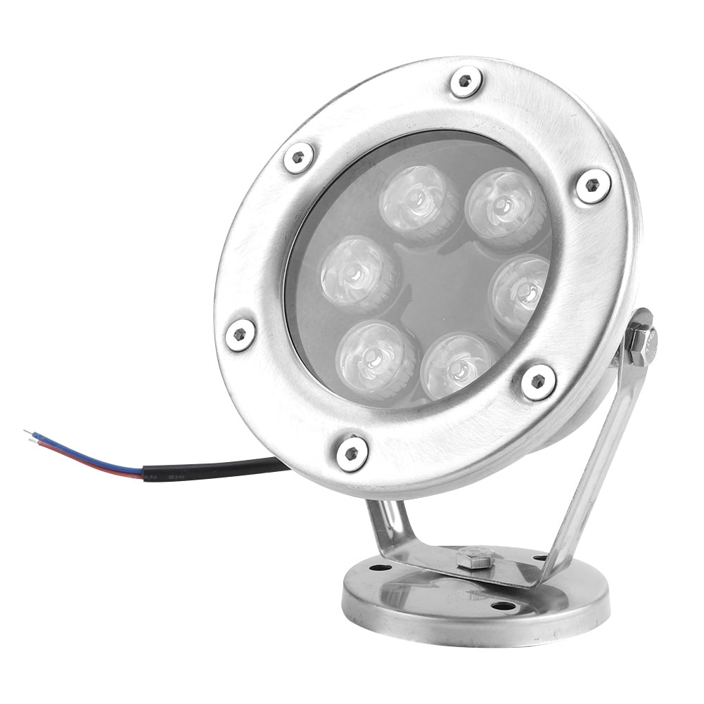 6W RGB Blue Underwater LED Light for Outdoor Fountain Spotlight