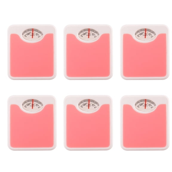 6X 1:12 Scale Miniature Weigh Scale Dolls House Accessories Pink