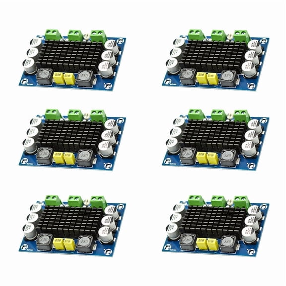 6X 100W TPA3116D2 Mono Amplifier Board Class DC 12V-26V Digital Audio Power Amplifier Sound Board AMP