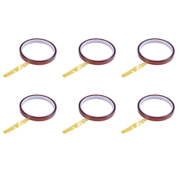 6X 10mm Width Heat High Temperature Adhesive Kapton Tape