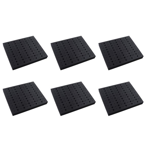 6X 110 Holes Router Bit Tray Storage Holder for 1/4Inch 1/2Inch Shank Milling Cutters Bits Organizer