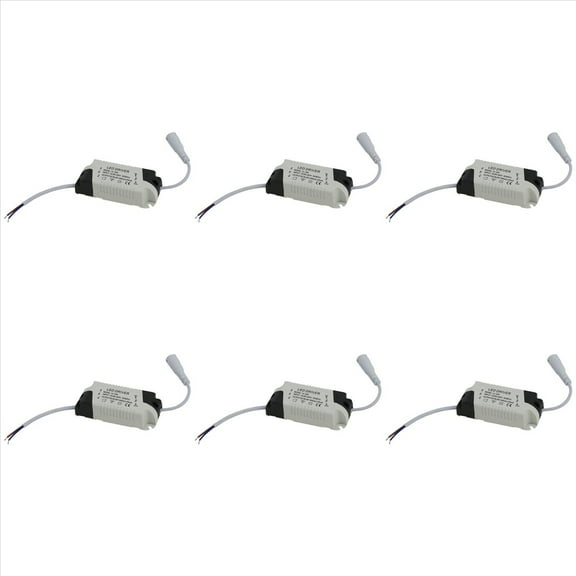 6X 12-18W 86-265V LED Power Driver,6 x Led Driver (LED Lamp NOT INCLUDED),white
