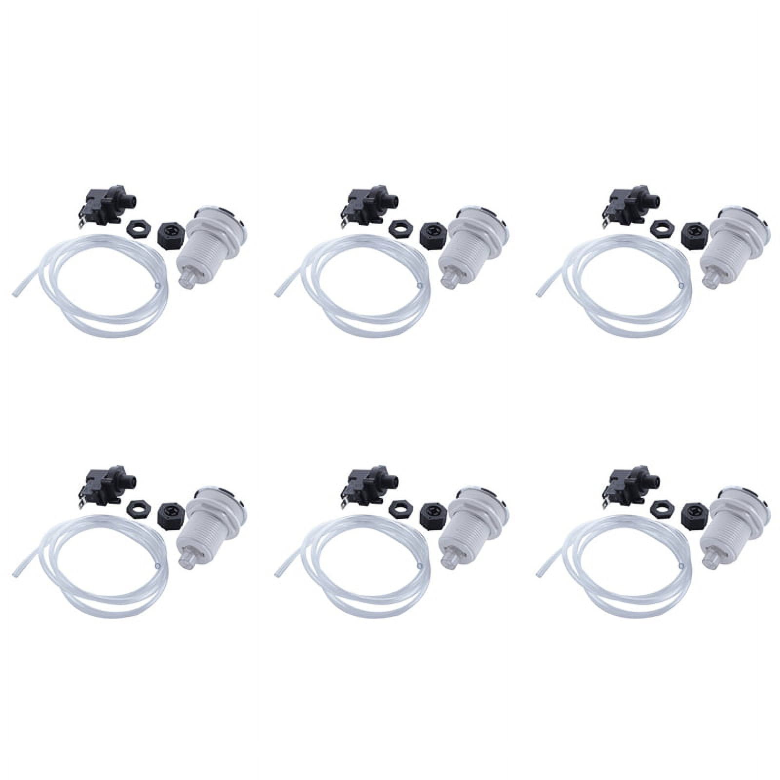 6X 16A On Off Push Button Switch Jetted Jet for Bath Tub Spa Garbage,6 ...